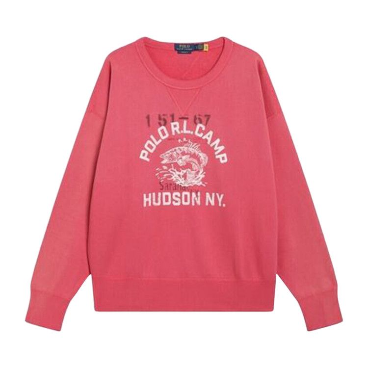 Polo Ralph Lauren Long-Sleeve Graphic Printed Camp Crewneck Sweatshirt 'Nantucket Ref'