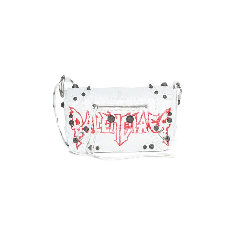 Balenciaga Le Cagole Flap Shoulder Bag 'Optic White'