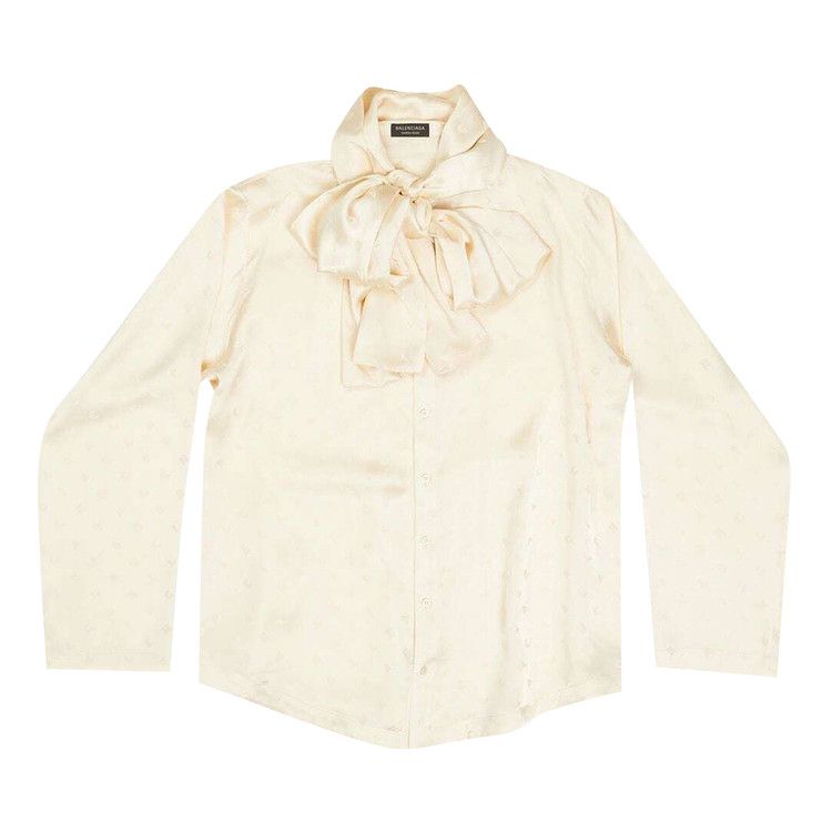 Balenciaga Ivory Hooded Blouse 'Ivory'