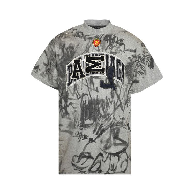 Balenciaga Oversized T-Shirt 'Heather Grey'