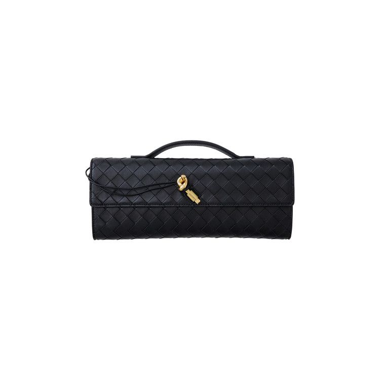 Bottega Veneta Andiamo Long Clutch 'Black/Brass'