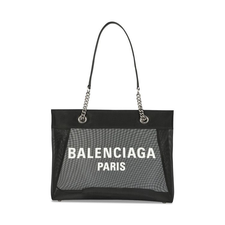 Balenciaga Mesh Duty Free Tote 'Black/White'