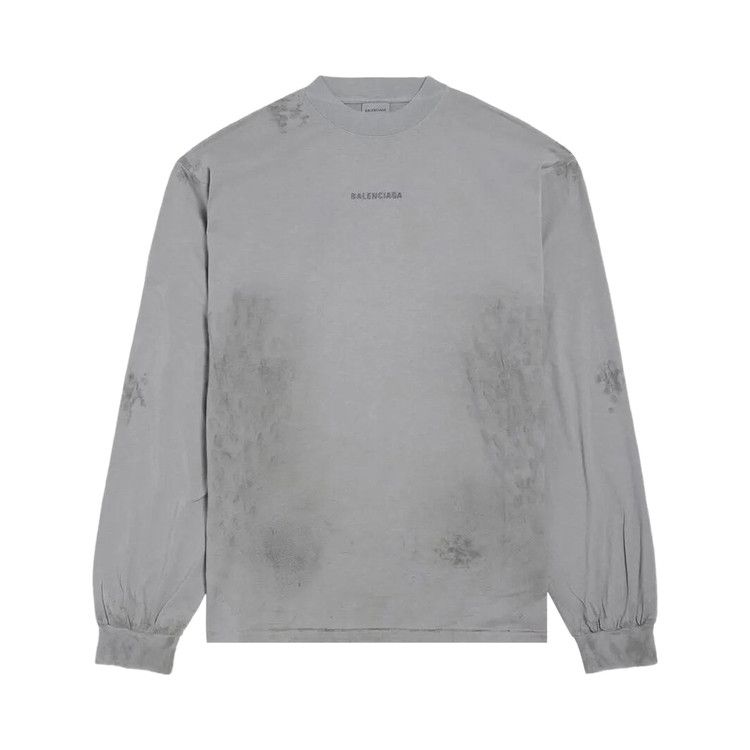 Balenciaga Long-Sleeve T-Shirt 'Grey'