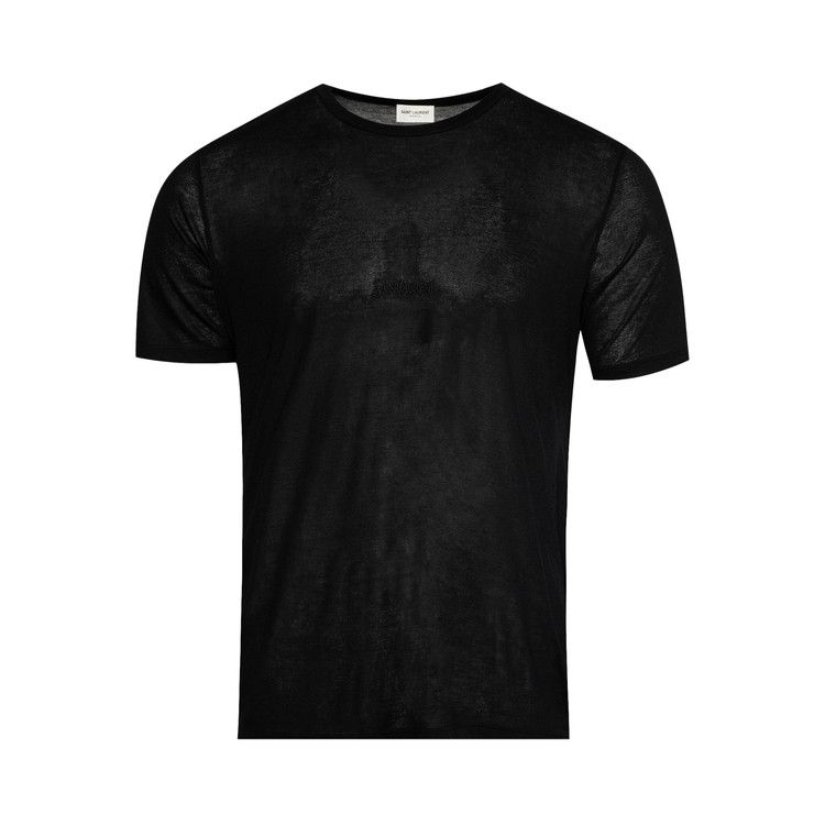 Saint Laurent Crewneck Short-Sleeve T-Shirt 'Black'