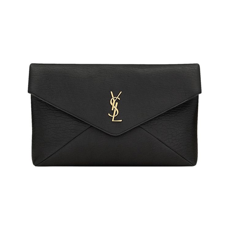 Saint Laurent Large Cassandre Envelope Pouch 'Black'