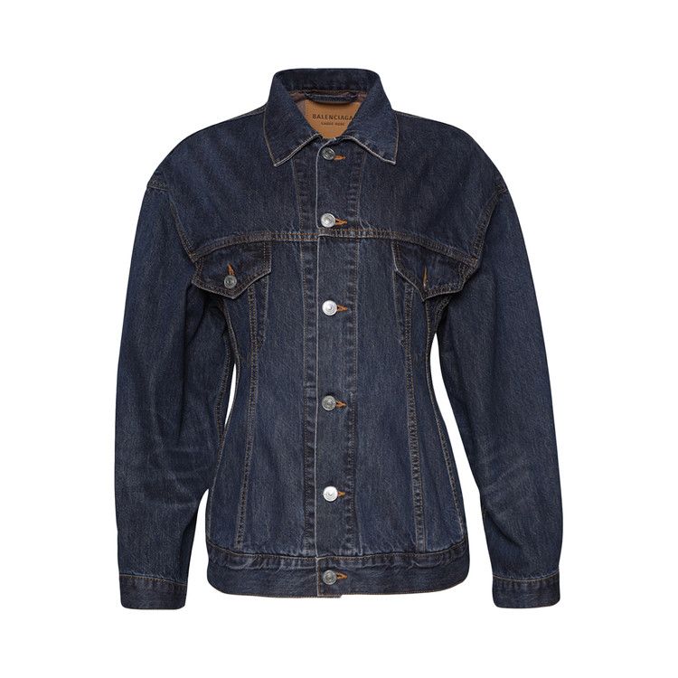 Balenciaga Hourglass Jacket 'Dark Indigo/Madder'