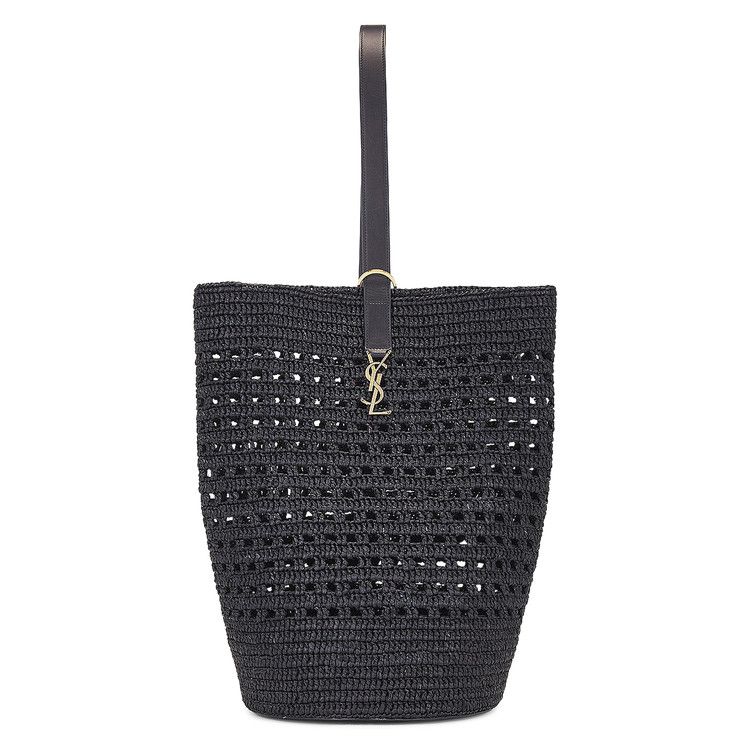 Saint Laurent Large Cécile Bucket Bag 'Noir'