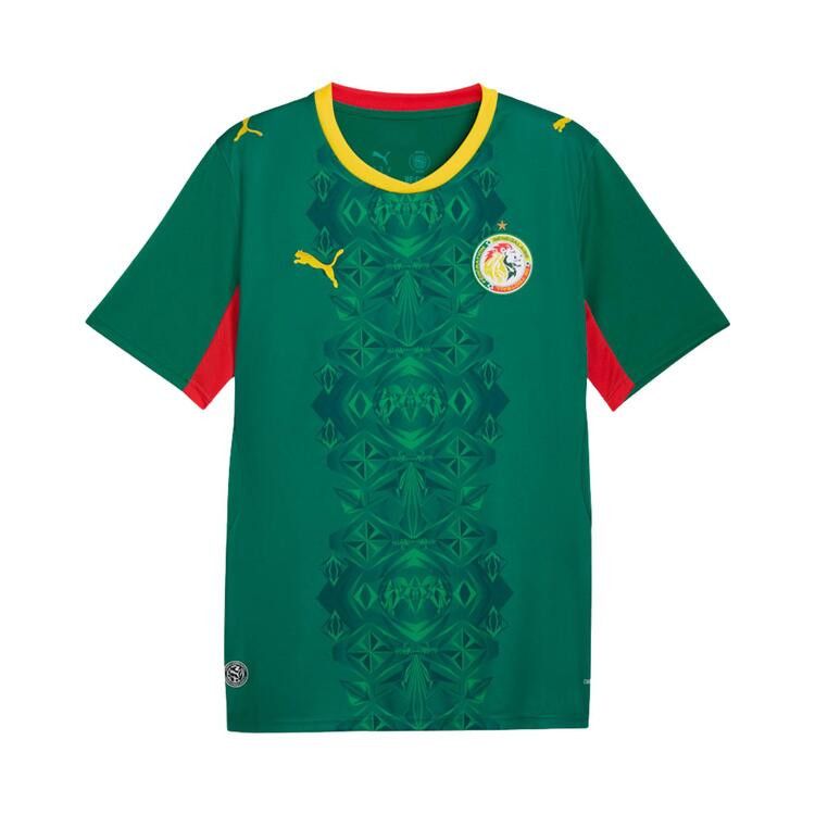 Puma Senegal 2026 Away Kit 'Wild Green-Puma Red'