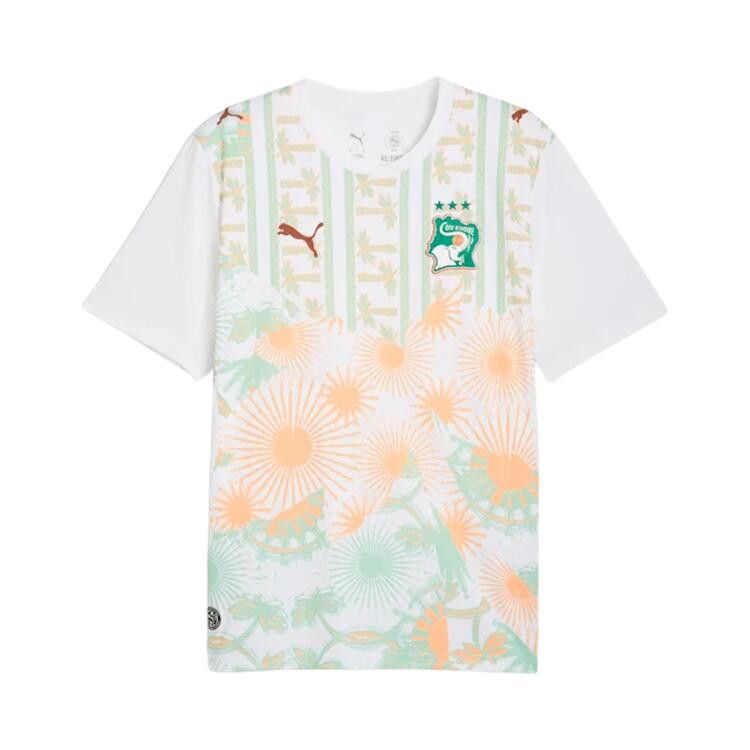 Puma Ivory Coast 2026 Away Kit 'Puma White-Warm Chestnut'