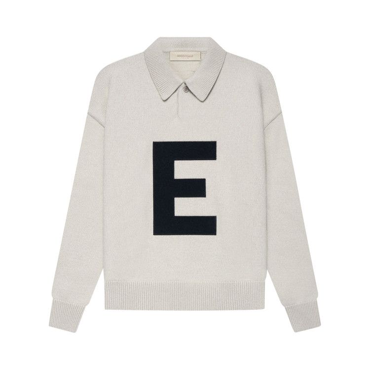 Fear of God Essentials Kids Big E Knit Polo 'Wheat'