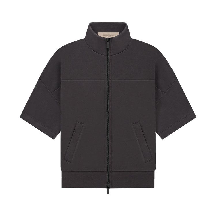Fear of God Essentials Kids Short-Sleeve Full Zip Jacket 'Iron'
