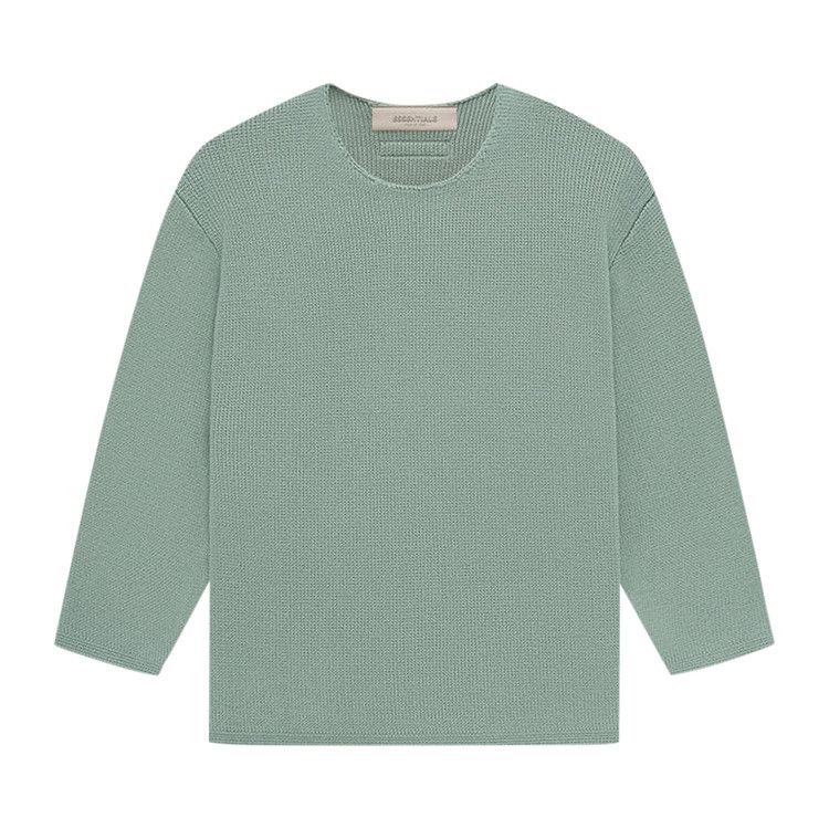 Fear of God Essentials Kids Rawneck Knit Sweater 'Sycamore'