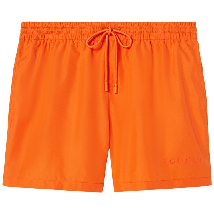 Gucci Technical Poplin Swim Short 'Bright Orange'