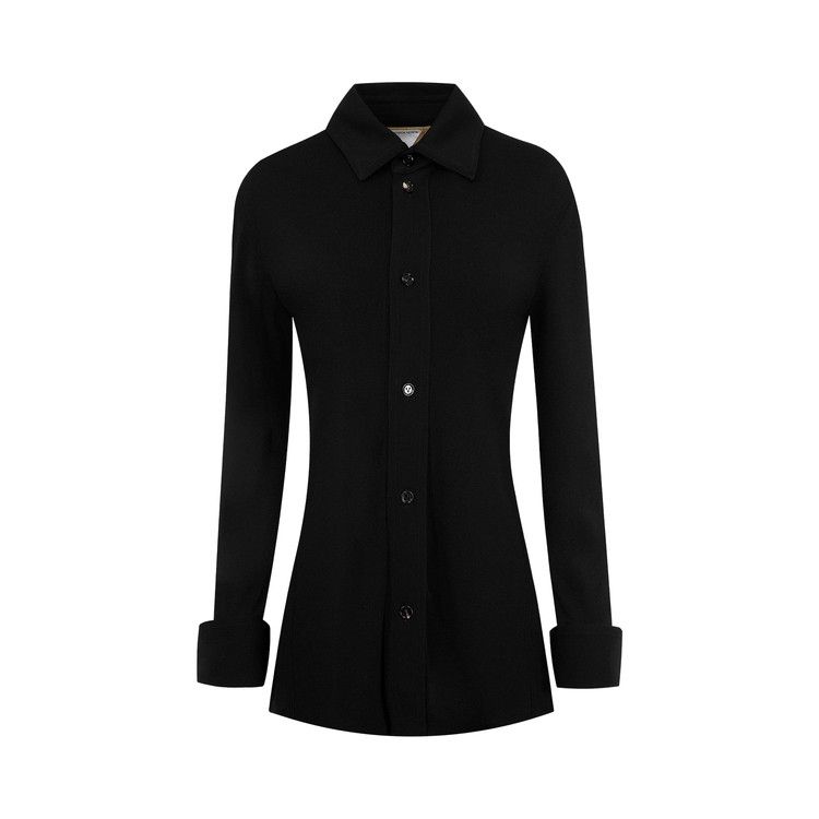 Bottega Veneta Matt Fluid Jersey Shirt 'Black'