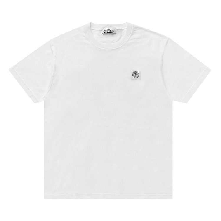 Stone Island Logo Patch T-Shirt 'White'