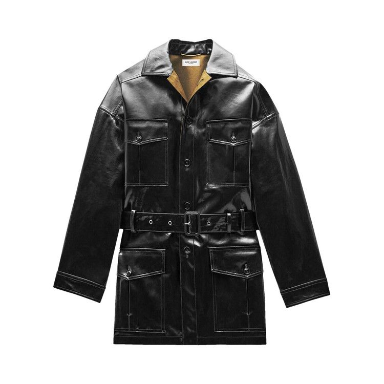 Saint Laurent Saharienne Jacket 'Black/Khaki'