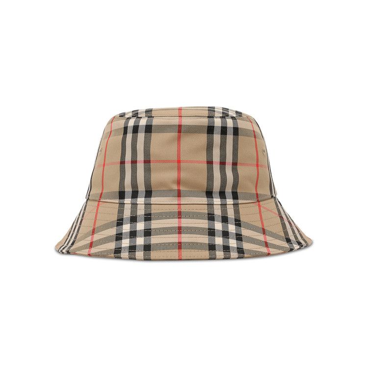 Burberry Check Print Bucket Hat 'Archive Beige'