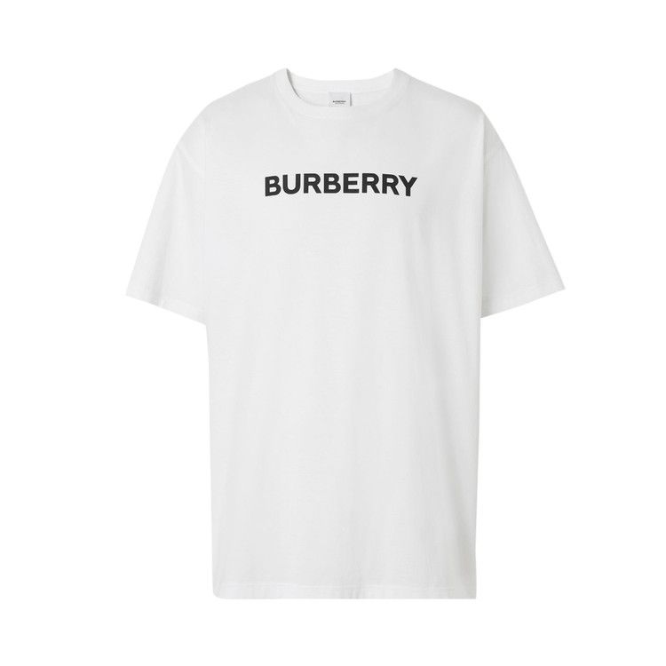 Burberry Logo Print Oversized T-Shirt 'White'