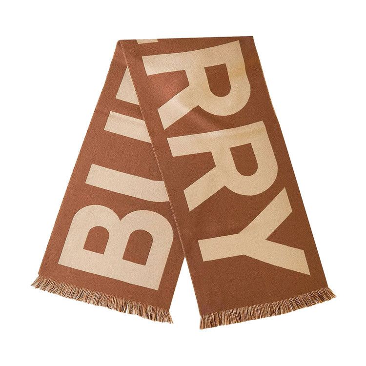 Burberry Half Mega Check Scarf 'Beige'