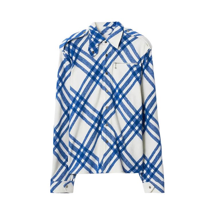 Burberry Check Wool Shirt 'Knight'