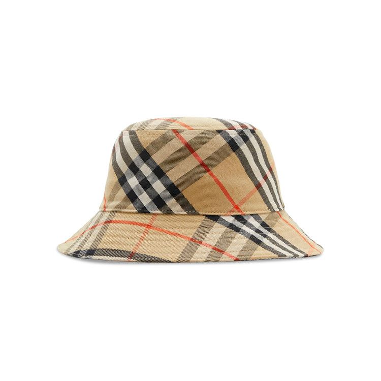 Burberry Checked Bucket Hat 'Sand'