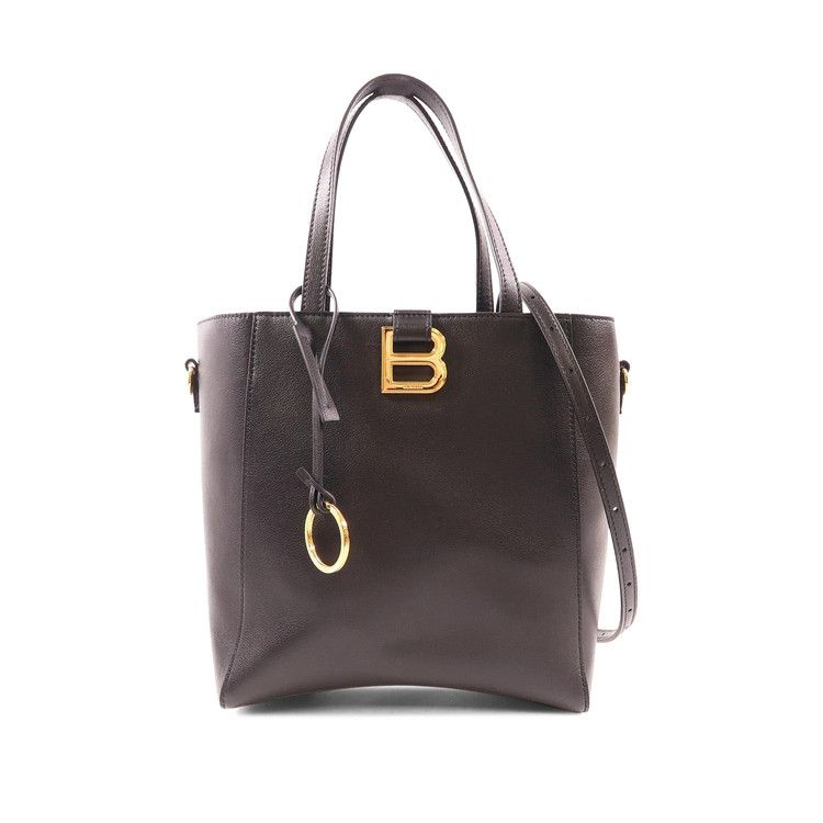Balenciaga Hourglass Soft Small Tote Bag 'Black'