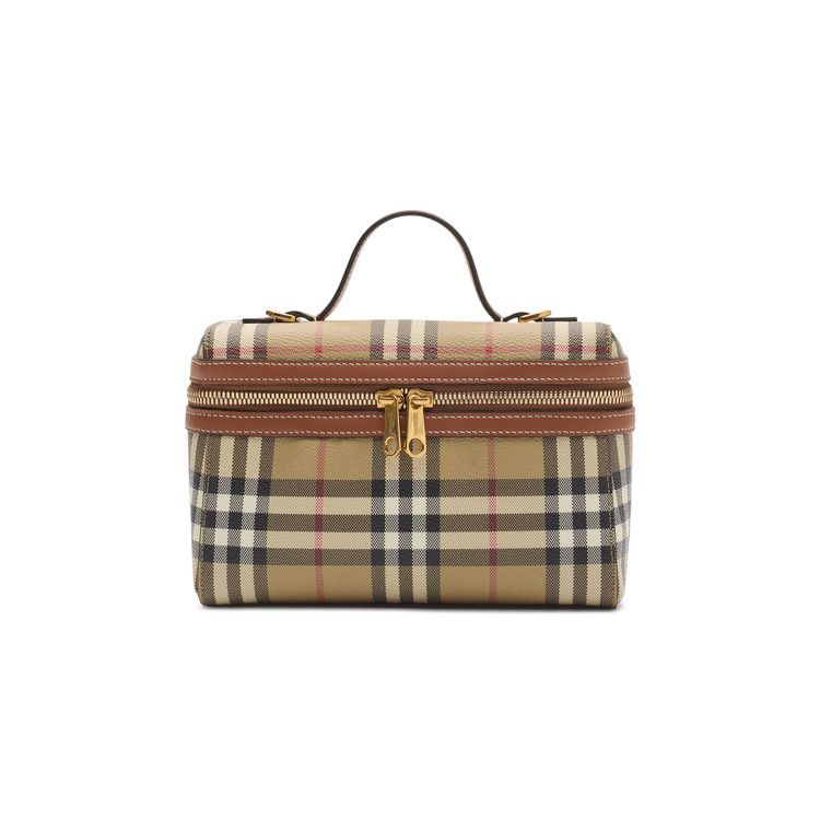 Burberry Vanity Case 'Vintage Check/Briar Brown'