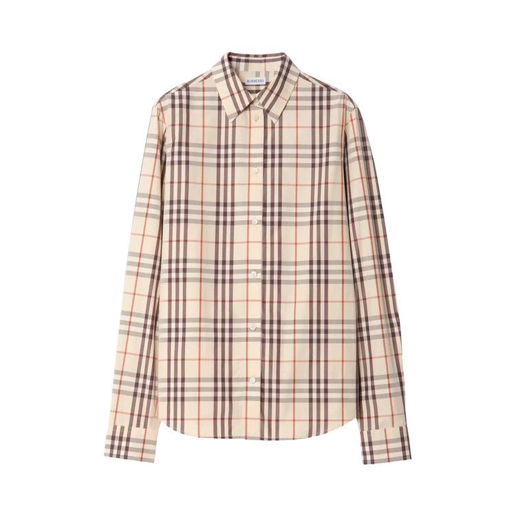 Burberry Emma Check Shirt 'Almond Beige Ip Check'