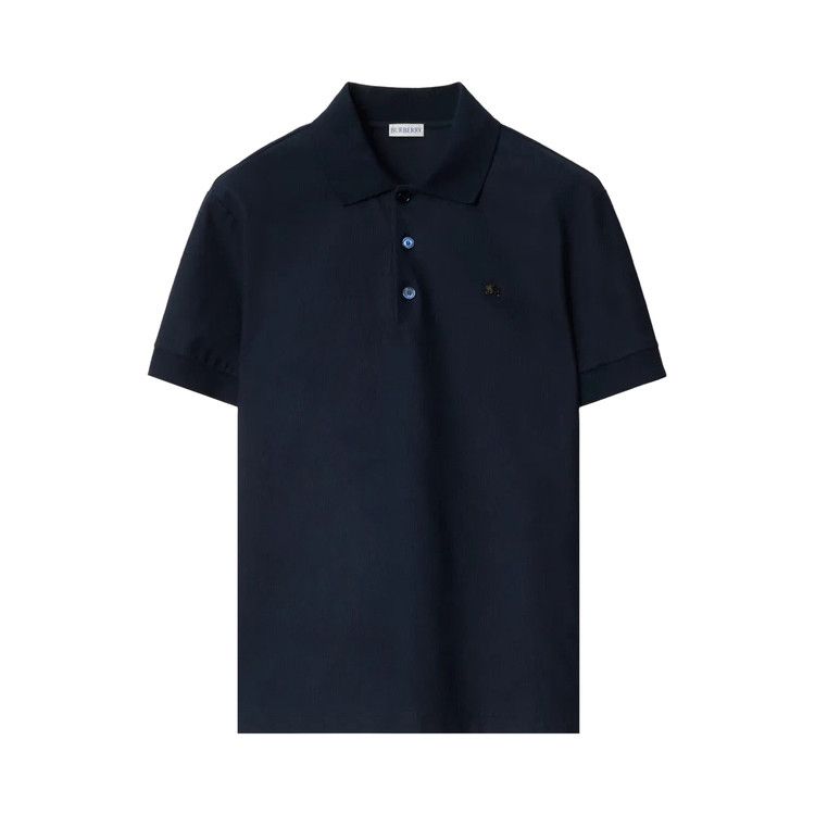 Burberry Evan Cuff Polo Shirt 'Navy'