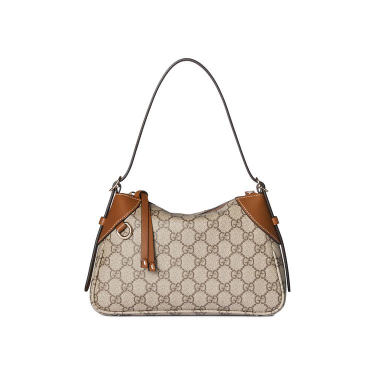 Gucci Emblem Small Shoulder Bag 'Beige'