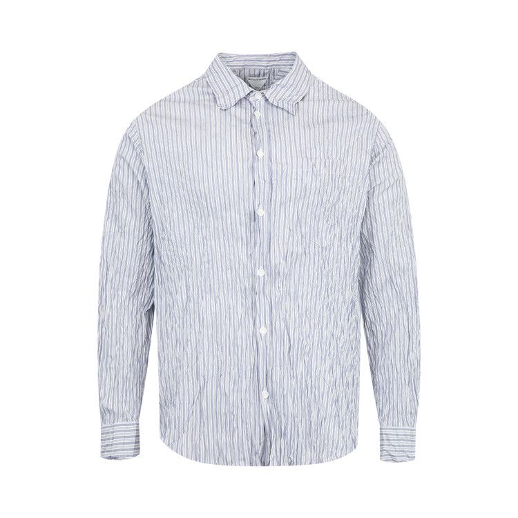 Balenciaga Striped Long-Sleeve Shirt 'Blue/White'