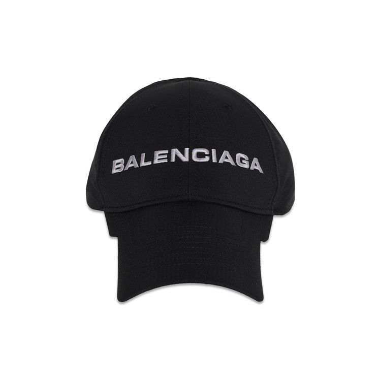 Balenciaga Logo Cap 'Black/White'