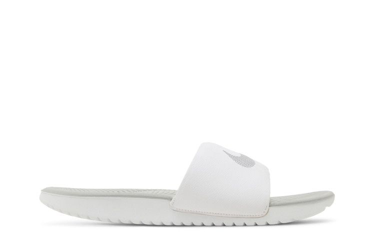 Nike Wmns Kawa Slide 'White Metallic Silver'