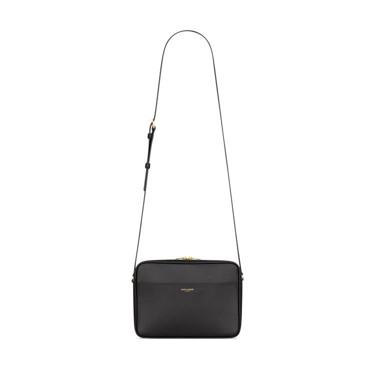 Saint Laurent Camera Case In Smooth Leather 'Nero'