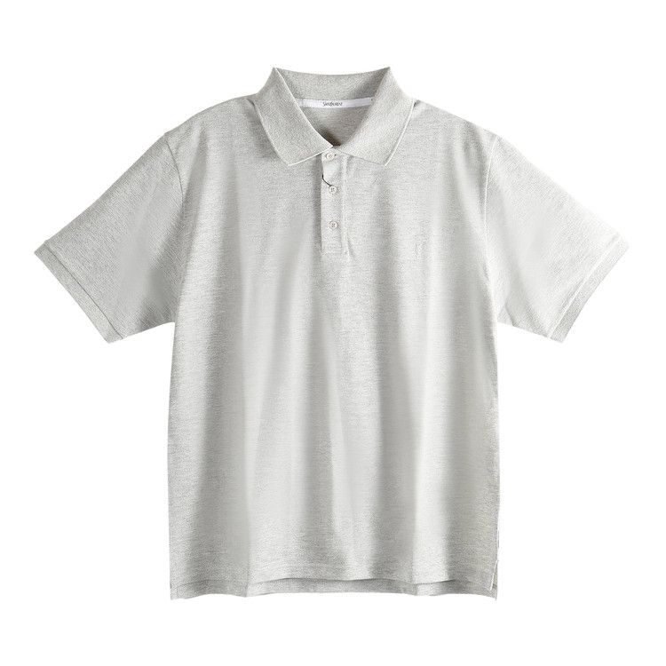 Saint Laurent Classique Bande Polo 'Gris Chine'
