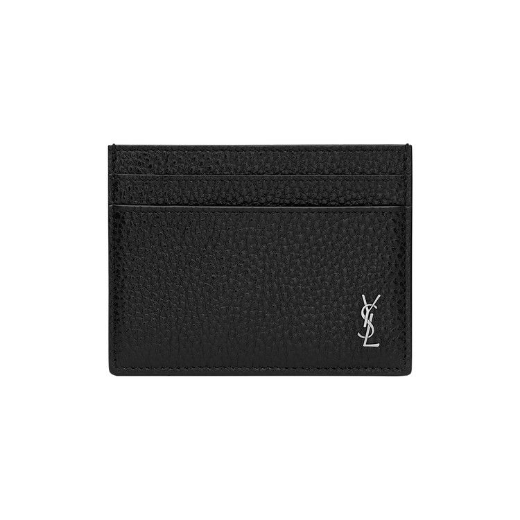 Saint Laurent Tiny Cassandre Card Case 'Nero'
