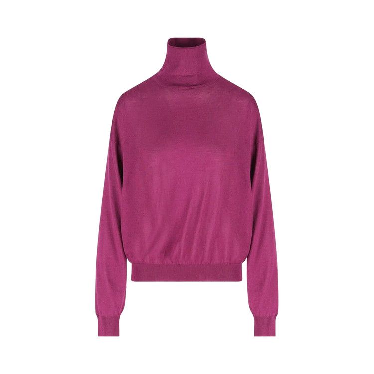 Saint Laurent Pull Col Roule 'Violine'
