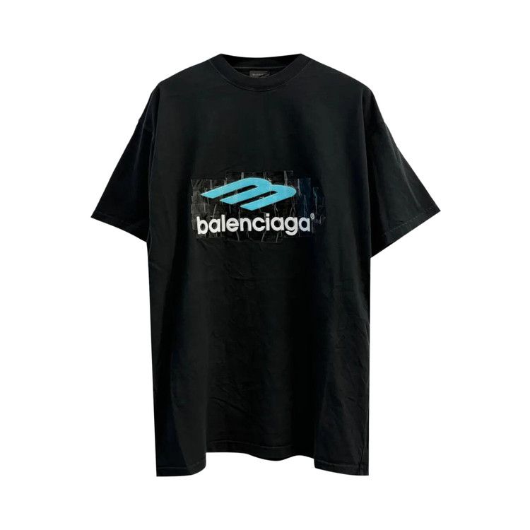 Balenciaga Oversized Short-Sleeve T-Shirt 'Black'