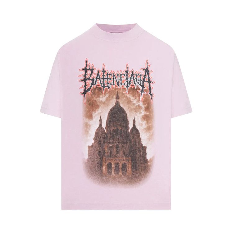 Balenciaga Medium Fit T-Shirt 'Old Pink'
