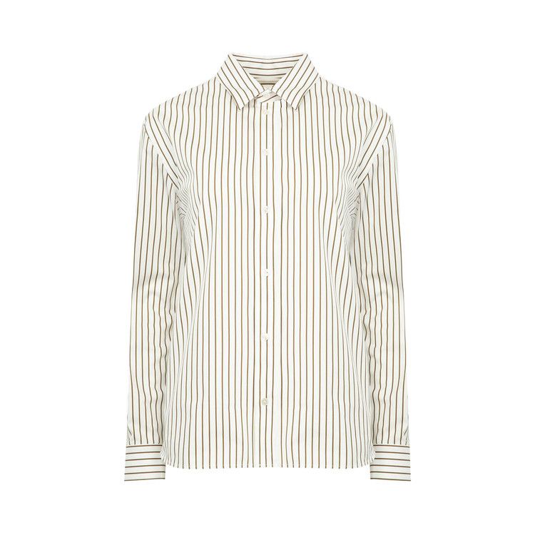 Saint Laurent Avec Broderie 'Craie/Kaki Dore'