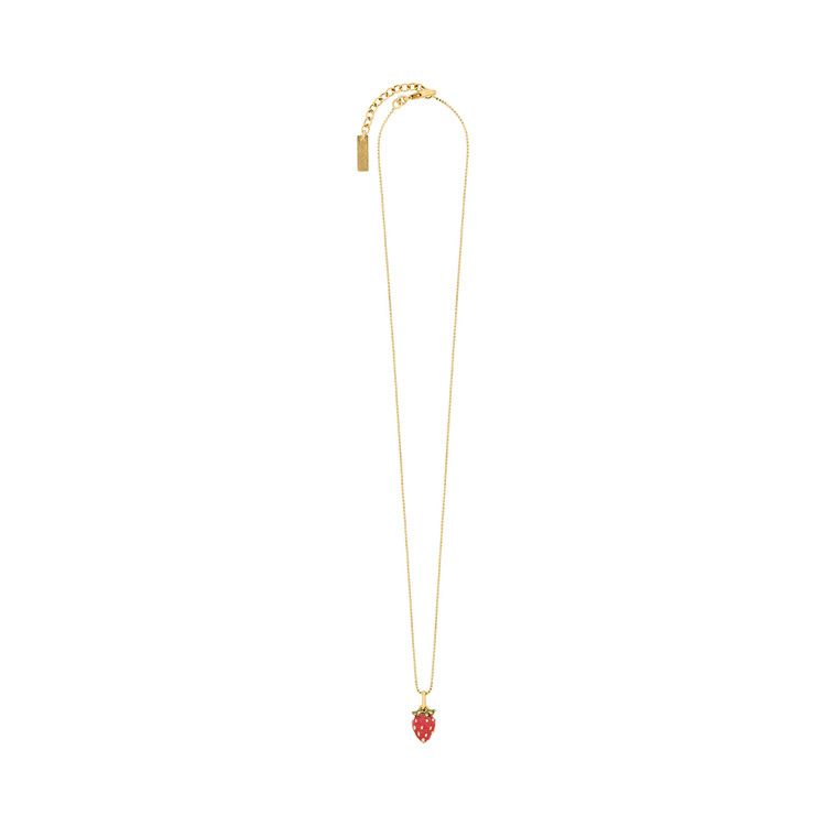 Saint Laurent Necklace 'Dore/Vert/Rouge'