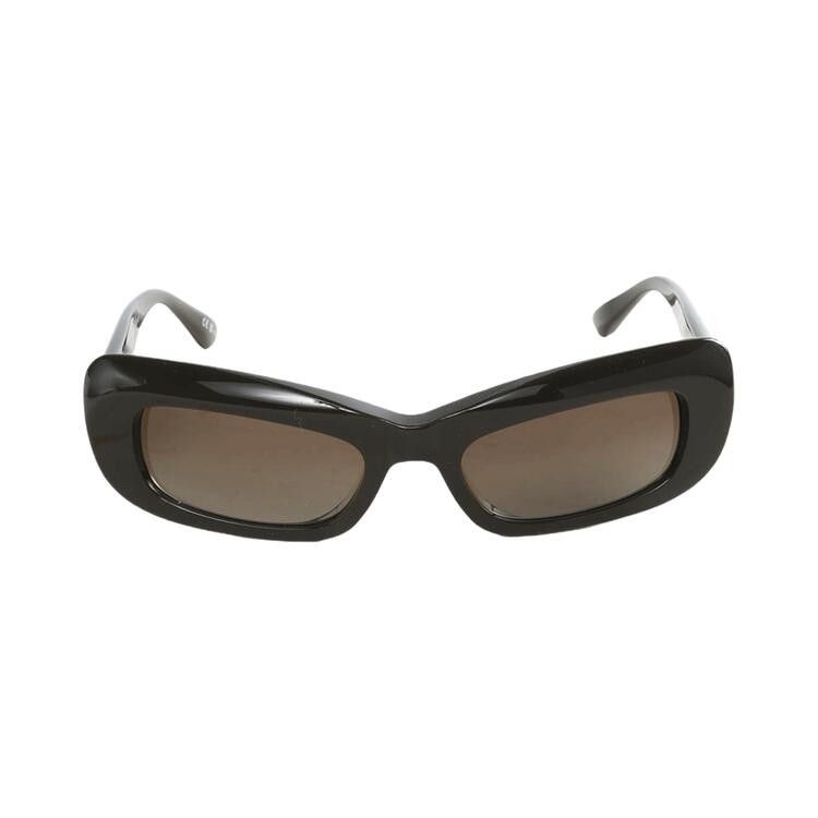 Balenciaga Diva Rectangle Sunglasses 'Dark Chocolate Brown'
