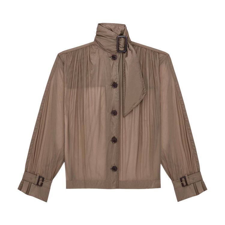 Saint Laurent Manteau MT15 Version Blouse 'Marron Glace'