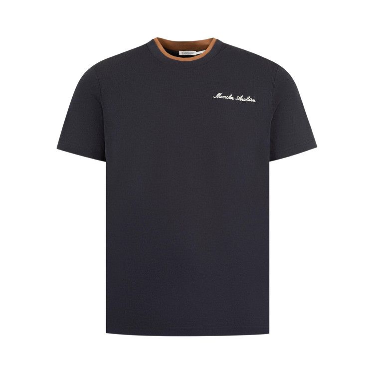 Moncler Crew Neck Short-Sleeve T-Shirt 'Navy Blue'
