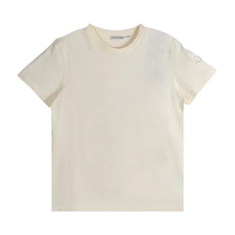 Moncler Puro Cotton Short-Sleeve T-Shirt 'Silk White'