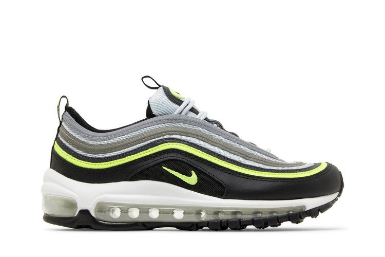 Nike Air Max 97 GS 'Platinum Black Volt'