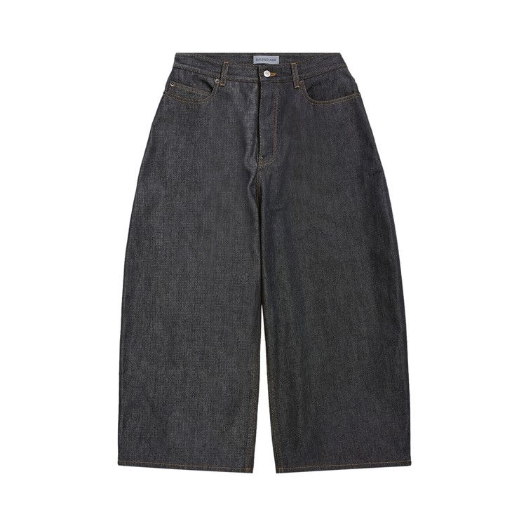 Balenciaga Round Fit Jeans 'Raw Indigo'