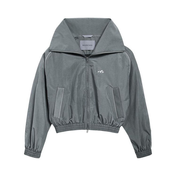 Balenciaga High Collar Tracksuit Jacket 'Elephant Grey'