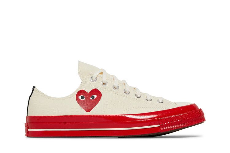 Comme des Garçons Play x Converse Chuck 70 Low 'Pristine Red'
