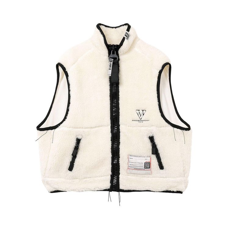 Maison Mihara Yasuhiro Amateur Sewn Wide Back BOA Vest 'White'